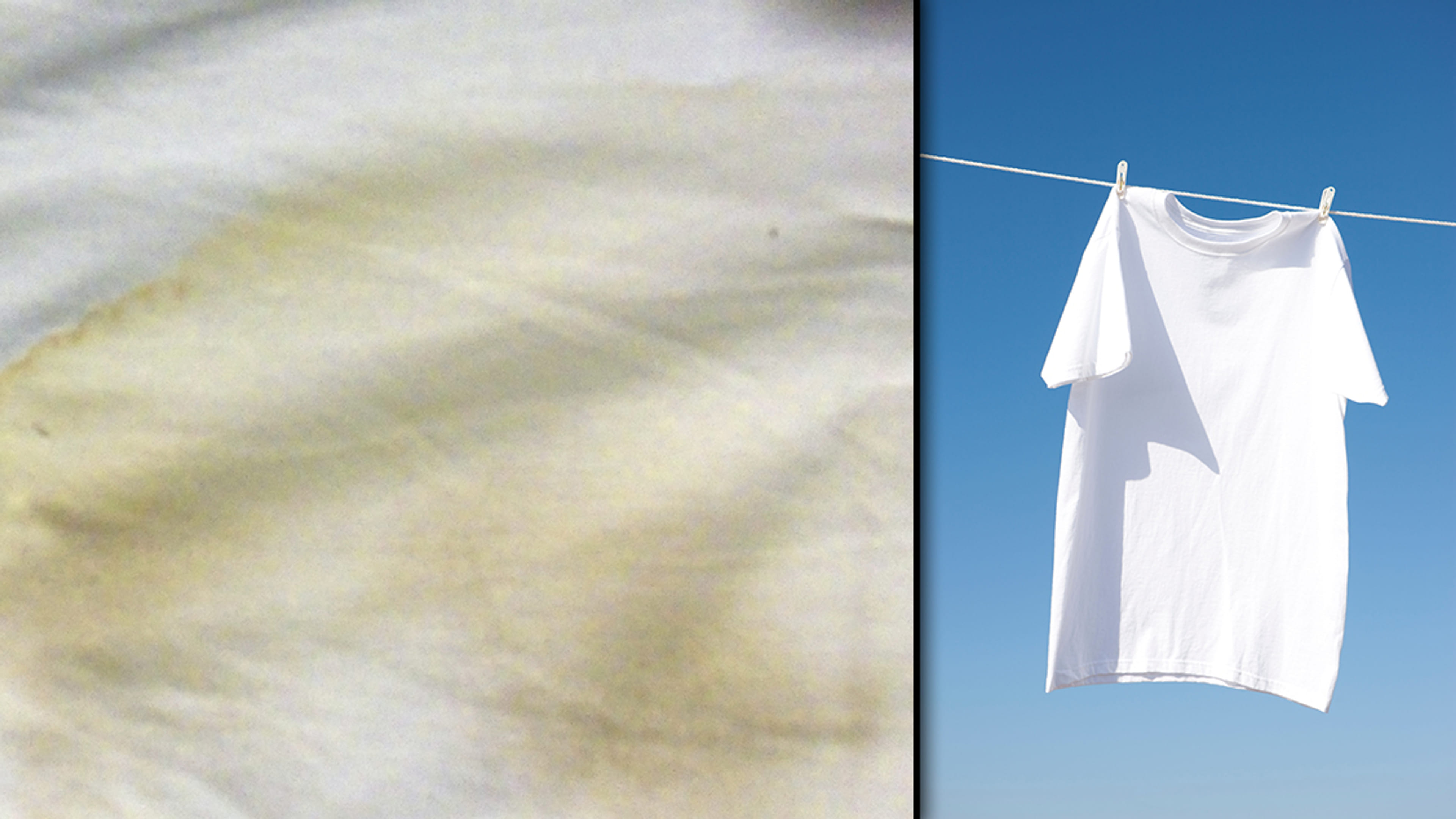 zweetvlekken uit witte kleding azijn